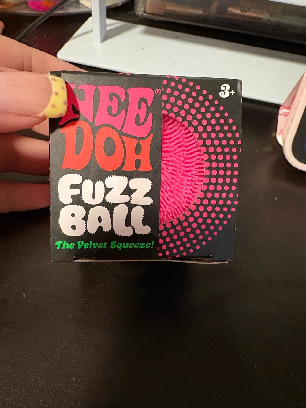Fuzz Ball Kids Toy - Pink